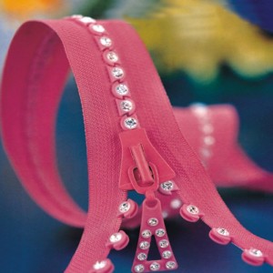 Vysoce kvalitní módní design drahokamu na zip pro bundu 8