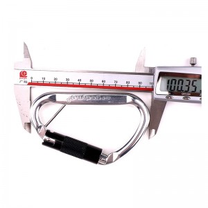 Letectví hliník horolezectví rychlá spona venkovní horolezectví karabina kempování fitness jóga houpací síť s příslušenstvím hliníková slitina bezpečnostní háček