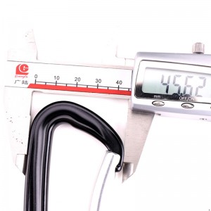 Venkovní hák horolezectví tábor hlavní zámek horolezecká spona multifunkční matice karabina venkovní rychloupínací zařízení bezpečnostní zámek detekční otvor d-šroub hlavní zámek letecká slitina hliníku