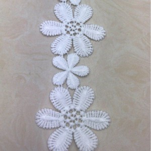11 # dantelă de mătase din lapte, dantelă din poliester / nailon, dantelă din bumbac