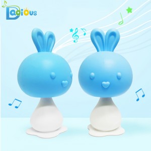 Velkoobchod na zakázku žvýkací měkké dětské chrastítka Teether hračky Baby Teething Safety 100% Silikonový Baby Teether