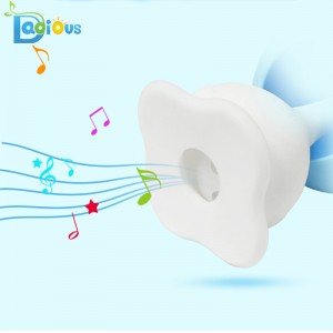 Velkoobchod na zakázku žvýkací měkké dětské chrastítka Teether hračky Baby Teething Safety 100% Silikonový Baby Teether