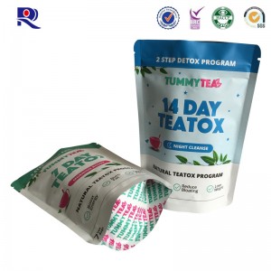 Tištěné a laminované stojací pouzdro s uzavíratelným ziplockem nebo zipem