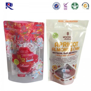 Tištěné a laminované stojací pouzdro s jasným transparentním oknem