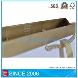 Pantone barevný papírový sáček s potiskem fólie