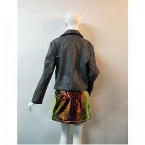 BUNDY BLACK PU BIKER RLWPJ0014N