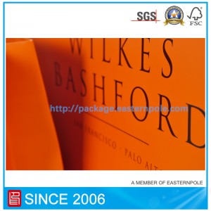 Nákupní papírový sáček s přizpůsobeným designem