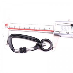 Venkovní hák horolezectví kempování hlavní zámek karabina multifunkční horolezectví hák horolezectví spona venkovní rychlý úlovek rychlý pád zařízení bezpečnostní zámek k vedení zvířat lanem s háčkem letecká ...