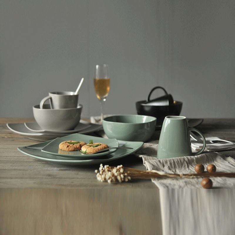 Keramický Stoneware Dolomite Dinnerware Tableware Sets