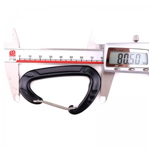 Venkovní hák horolezectví tábor hlavní zámek rock karabina venkovní rychlý zámek rychlý pád zařízení bezpečnostní zámek sondážní otvor D nerezová ocel pružina bar zámek hlavní zámek letecká slitina hliníku