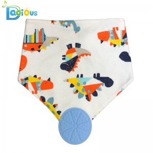Baby \u0026 Batole Teething Bandana Bib Muslin Bibs Bandana Drool Bibs s Teether