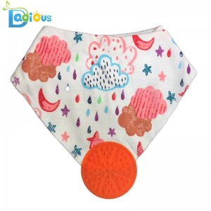 Baby \u0026 Batole Teething Bandana Bib Muslin Bibs Bandana Drool Bibs s Teether