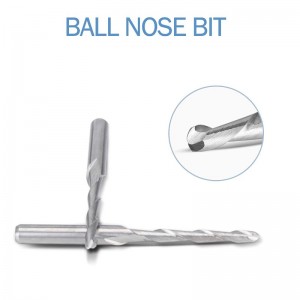 CNC frézovací vrták s kuželovou stopkou 1/8 ”, stopka 2 mm, průměr řezu prům. 2-drážková spirálová frézovací fréza na gravírování, řezbářství, sada nástrojů, wolframová ocel 17 mm CEL, 38,5 mm OAL pro MDF akryl...