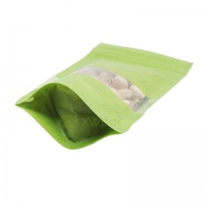 Netisknutelné opakovaně uzavíratelné papírové tašky na rýži s oknem