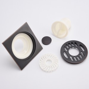 Černý vzor pračka sítko sprcha starožitný vypouštěcí zátka