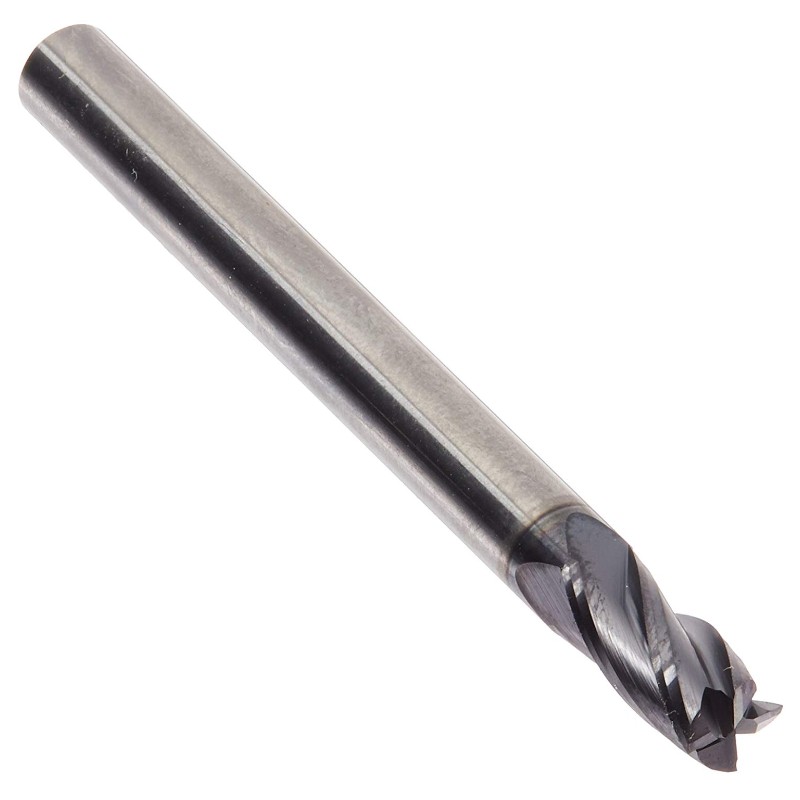 Solid Premium Carbide End Mill, ALTiN potažený, 4 drážka, průměr 3/16 