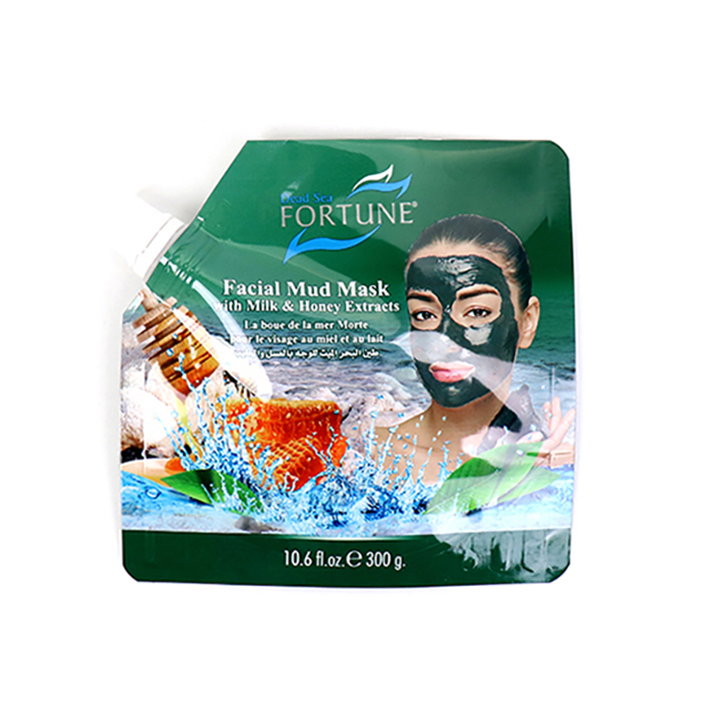Hliníková fólie Mrtvá mořská bahna pleťová maska ​​Výtoková taška Mylar Postavte se Výtoková taška pro tekutou kosmetickou masku na obličej