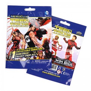 Nový produkt, taška na mini hračku, nezávislý balicí vak Podpora přizpůsobeného utěsnění na zip