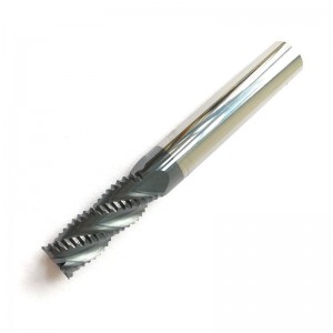 Frézy na čelní frézování z tvrdokovu, HRC45 s povrchem Tialn, 4 drážky, 1/4 \