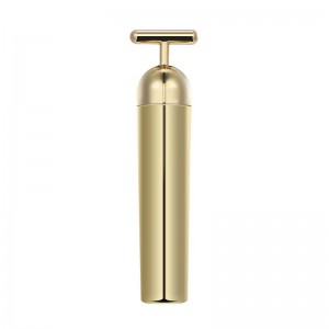 Beauty Bar Pulse Facial Massager, T-Shape, Elektrická masáž obličeje, masáž obličeje, nástroje pro citlivou pokožku, tvář, tah, pevné zpevnění