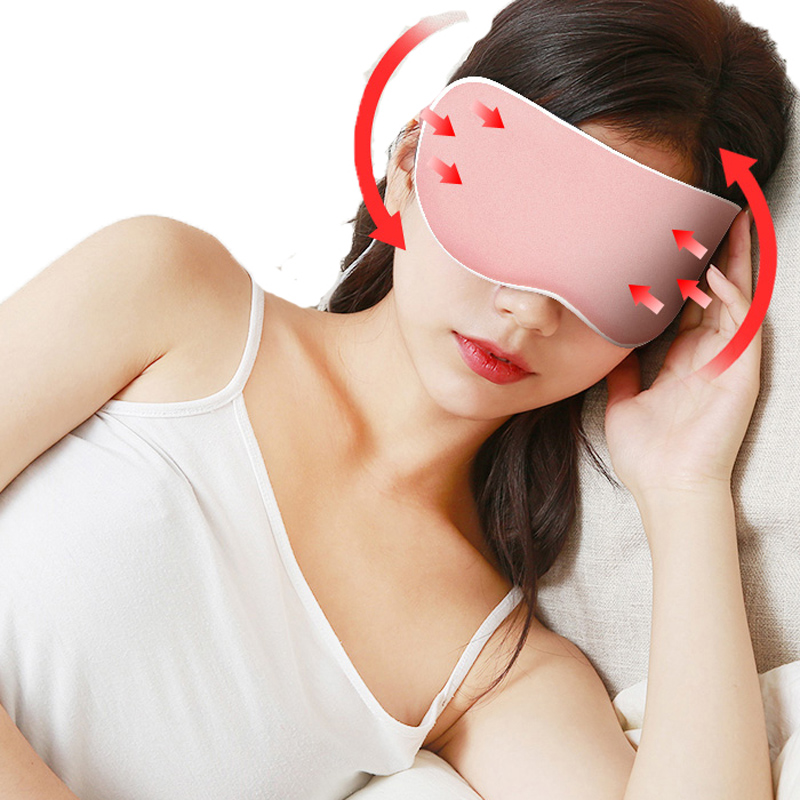 Parní oční maska ​​USB, vyhřívaná oční sprejová maska ​​s ovládáním času a teploty pro uvolnění oteklých očí, tmavých cyklů, suchých očí a unavených očí