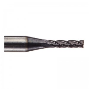 Fréza z masivního karbidu, potažená AlTiN, 4 drážka, 1/16 \