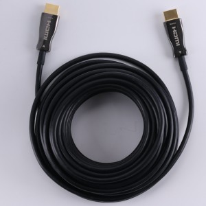 Funkce ARC Fiber HDMI CABLE (optický vláknový přenos), optoelektronický hybrid; Metal Shell, 4K