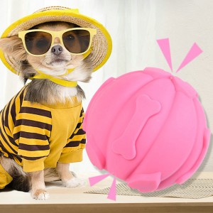 Silikonová hračka pro domácí mazlíčky \u0026 kočičí hračky domácí silikonová hračka biteproof hračka