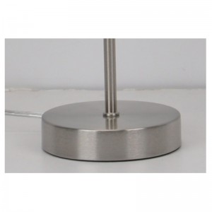 Stolní lampa s plátěným stínem