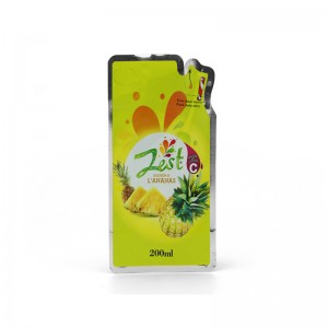 plastový nepravidelný vodní vak na šťávu se šťávou Liquid Packaging Die Cut Spout sáčky