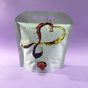 Čínský dodavatel velkoobchodů 3L 5L Hliníková taška na víno sáček na víno v krabici