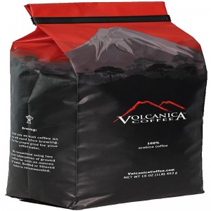 Vlastní Logo Tištěné Quad Seal 2,5 kg 3 kg 5 kg 10 kg 15 kg laminovaného materiálu Velké velké kávové sáčky