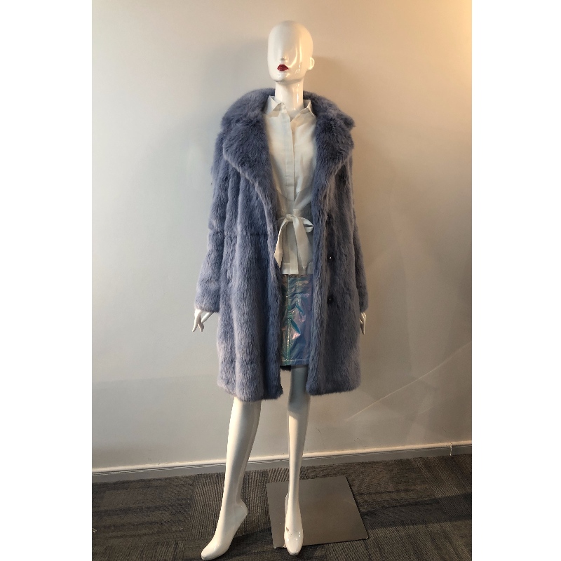 FAUR FUR COAT LADIES V PURPLE RLWF0022