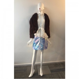 DÁMSKÁ FAUROVÁ BUNDA V HNĚDÉ RLWF0027