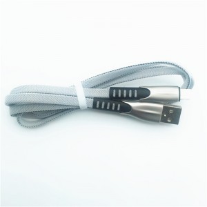 KPS-1001CB 8PIN Velkoobchodní 1m silný, rychle nabitý, USB 2.0, 8pinový nabíjecí a synchronizační kabel