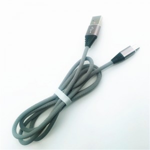 KPS-1004CB Micro Vlastní bavlněná tkaní 1m 2,2a rychle nabitý mikro usb kabel pro Android