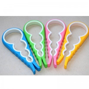 Silikonová vývrtka multifunkční otvírák na čtyři láhve v domácnosti bezpečnostní otvírák protišmykový a otvírák na uzávěry lahví