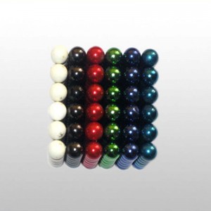 Přizpůsobená velikost N35 vzdělávací NdFeB barevné magnetické koule