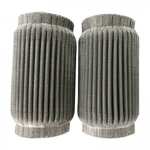 Svíčka z vodní skládané vody z 50mikronové nerezové oceli