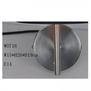 nástěnná lampa s laserovým odstínem tkaniny