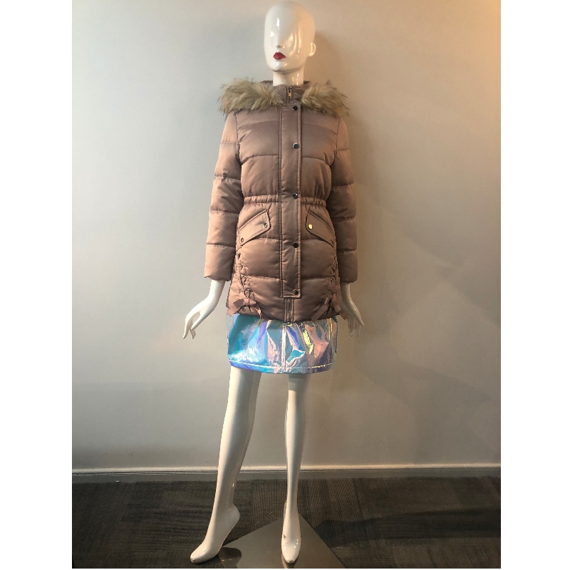 LADIES 'CHAMPAGNE PUFFER COAT RLWPC0067