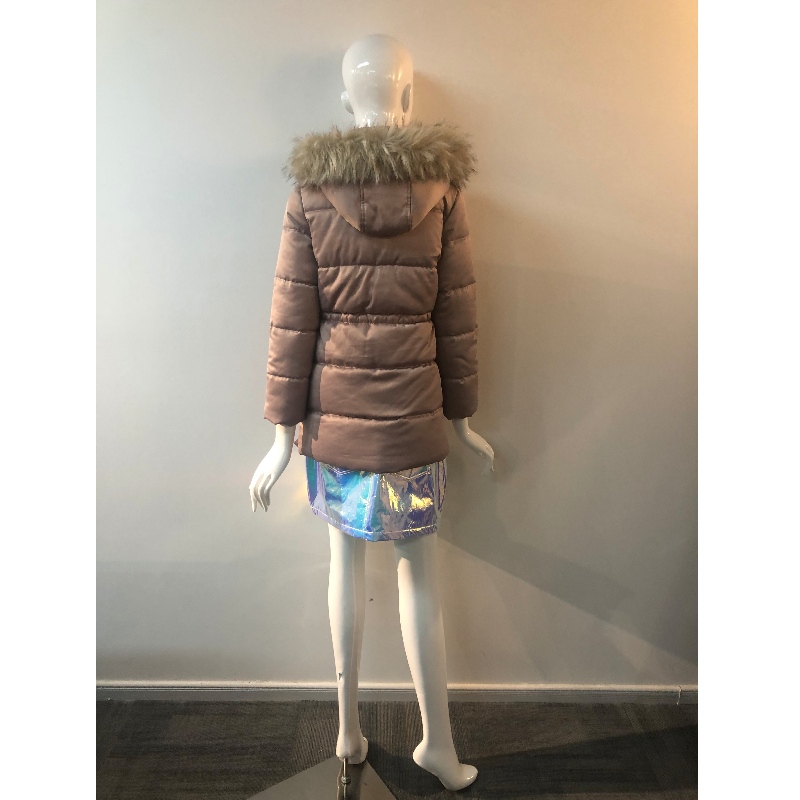 LADIES 'CHAMPAGNE PUFFER COAT RLWPC0067