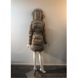 LADIES 'LONGLINE PUFFER COAT RLWPC0072