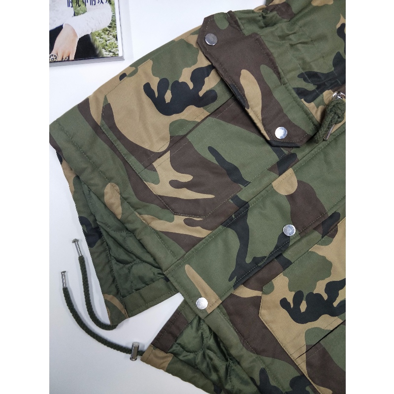 LADIES 'CAMO HOODED COAT RLWPC0090