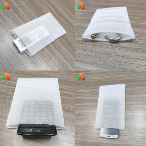 Transparentní vodotěsný nepromokavý antistatický epe pěnový pytel PE PO fólie zesilující expandovaný polyetylenový obal