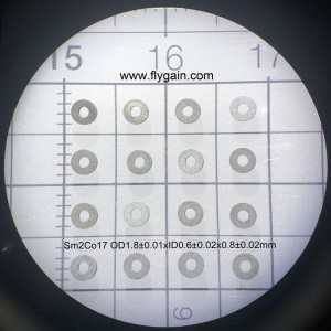 Zakázkový vynikající permanentní mikro smco magnet ze vzácných zemin