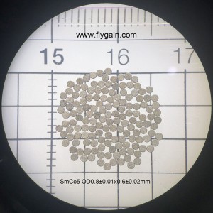 Micro Precision SmCo prstenový magnet pro mobilní motor