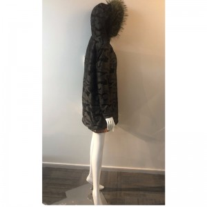 LADIES 'CAMO HOODED COAT RLWPC0042