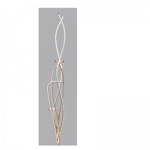 LED stojací lampa s hliníkovým pásem