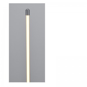 LED stojací lampa s vypínačem na horní části lampy